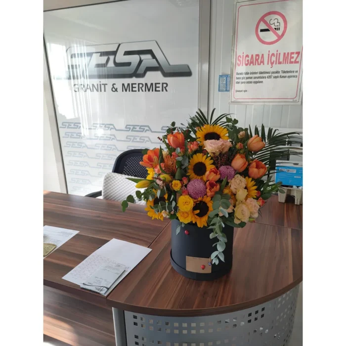 Kırmızı Tutku Kutuda Gül ve Çikolata